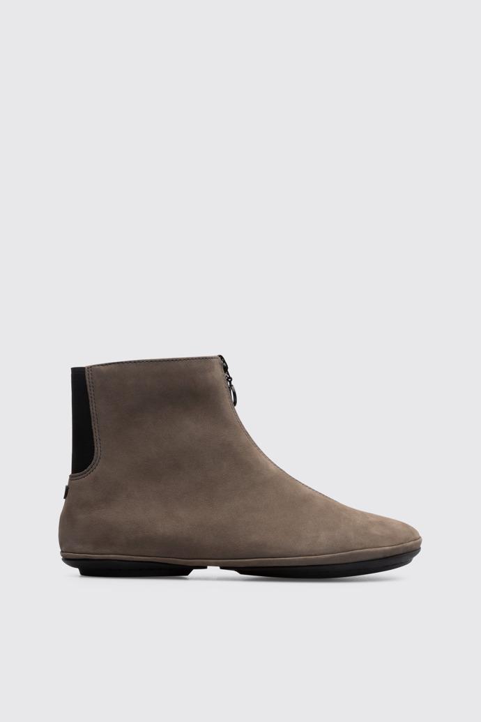 Right Grey green zip up ankle boot for women by CAMPER