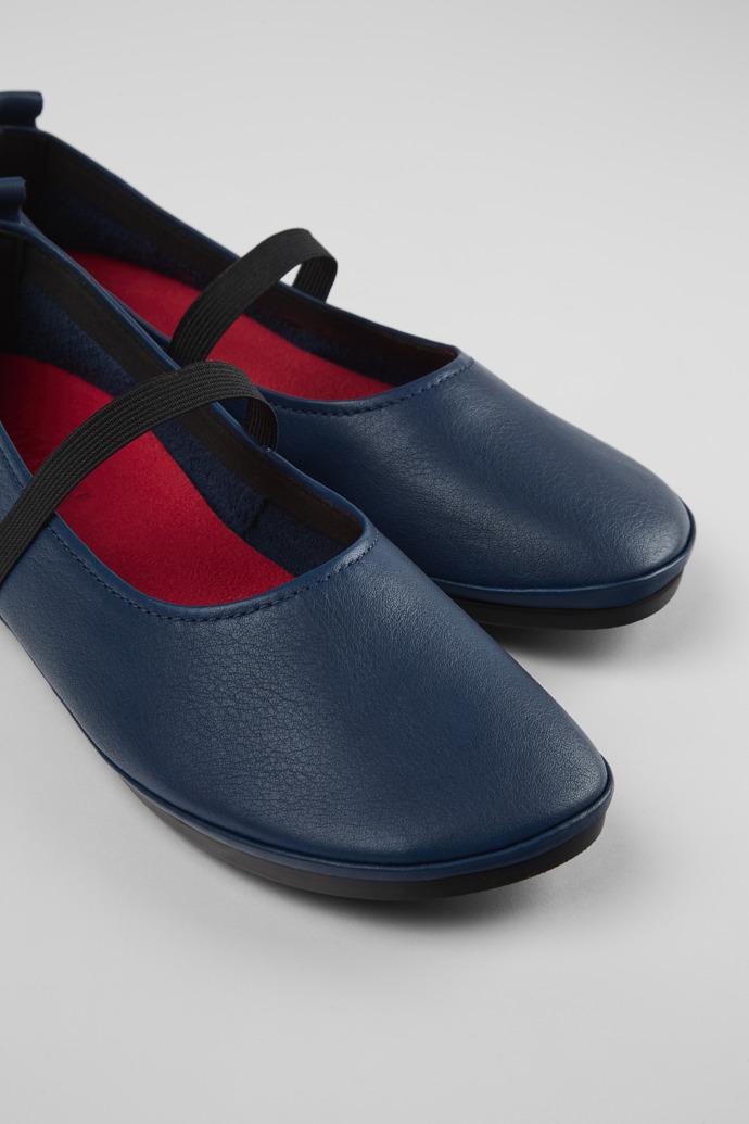 Right Nina Blue Leather Mary Jane for Women by CAMPER