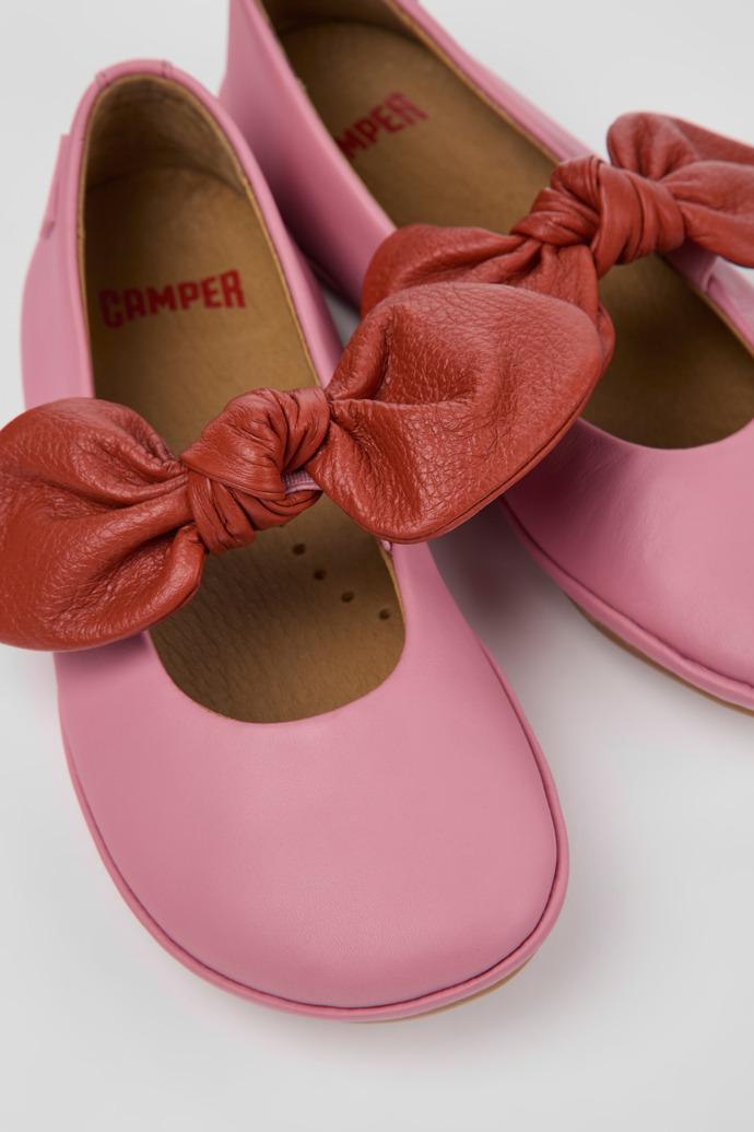 Right Pink and red ballerinas for kids by CAMPER