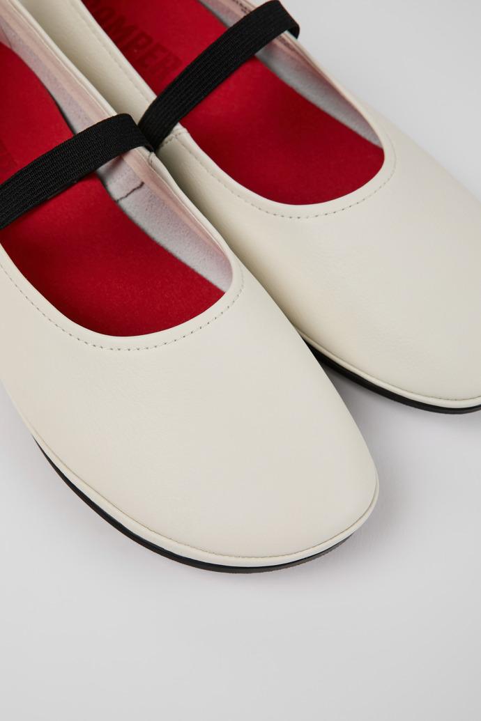 Right White Leather Mary Jane for Women by CAMPER