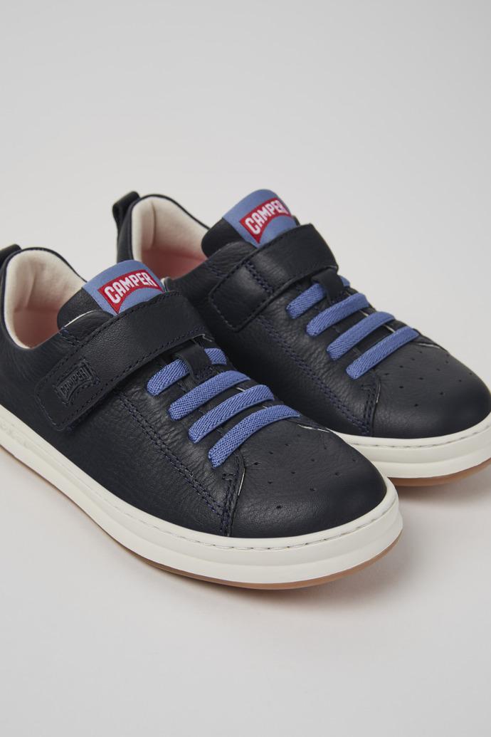Runner Blue Leather Kids' Sneakers. by CAMPER