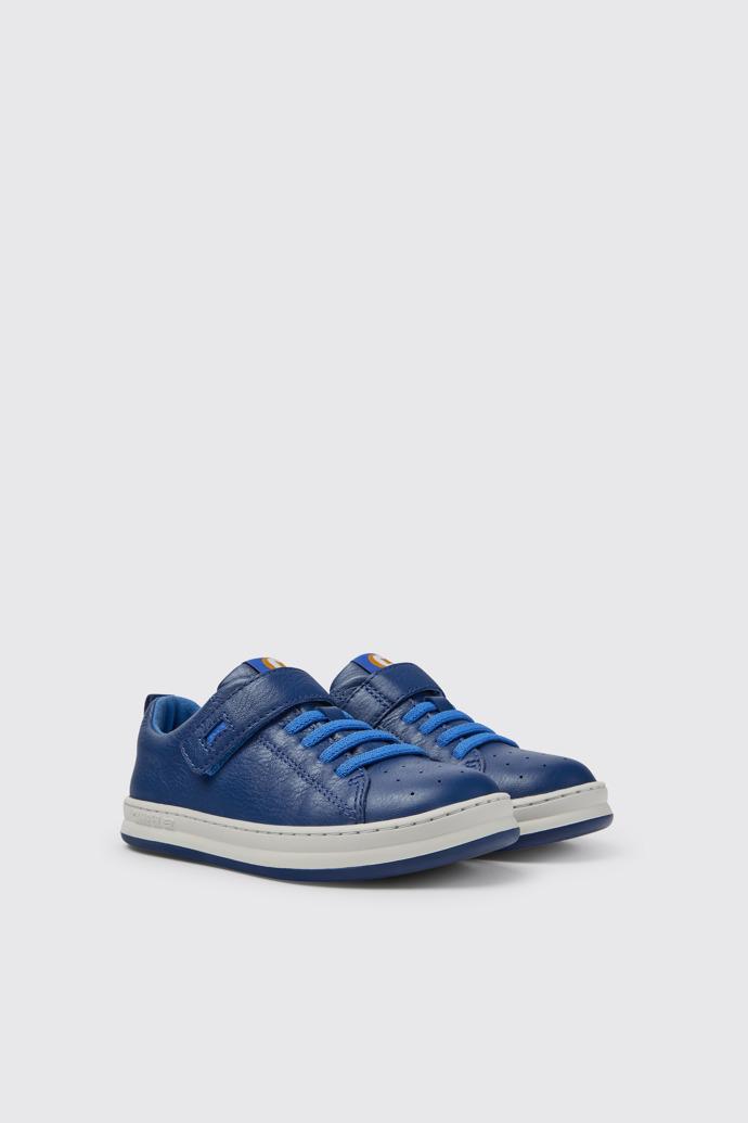 Runner Blue leather sneakers for kids by CAMPER
