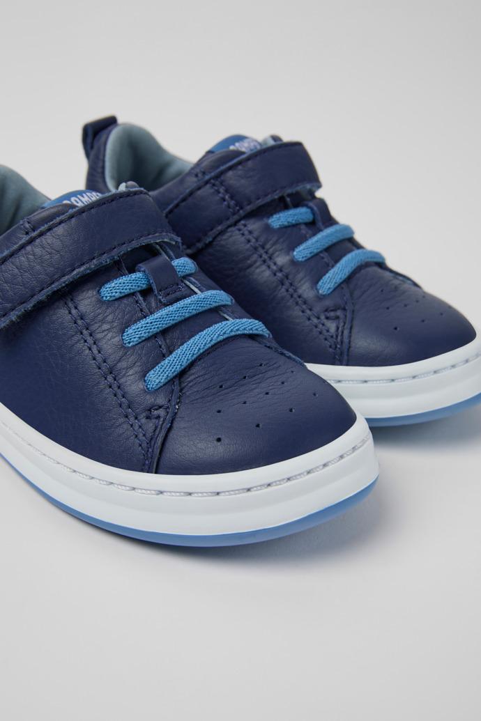 Runner Blue leather sneakers for kids by CAMPER