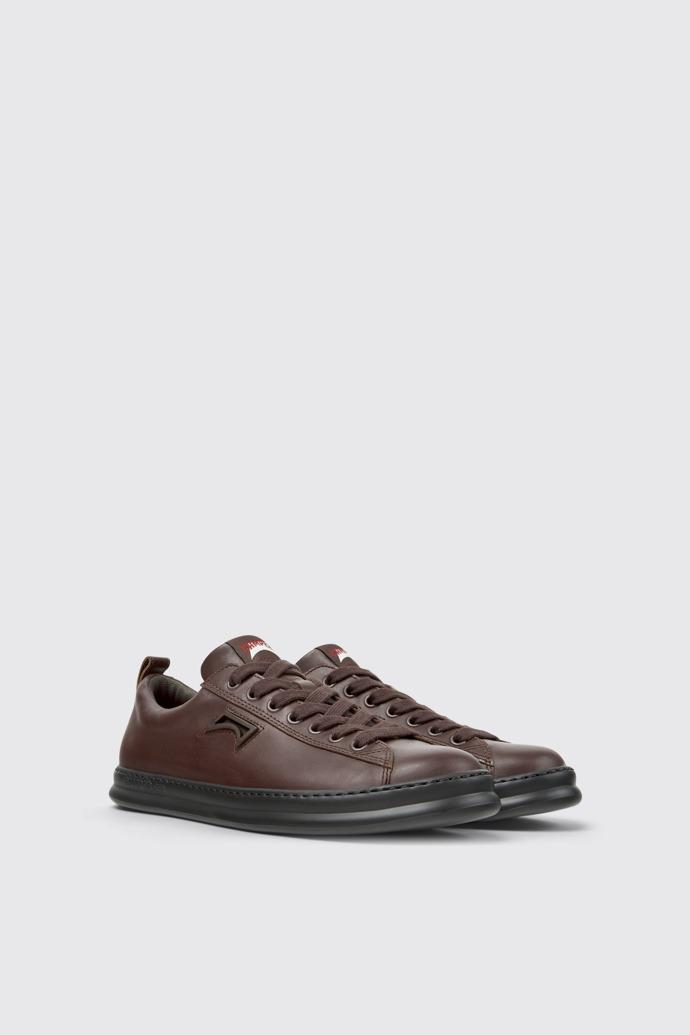 Runner Brown Leather Sneakers for Men. by CAMPER