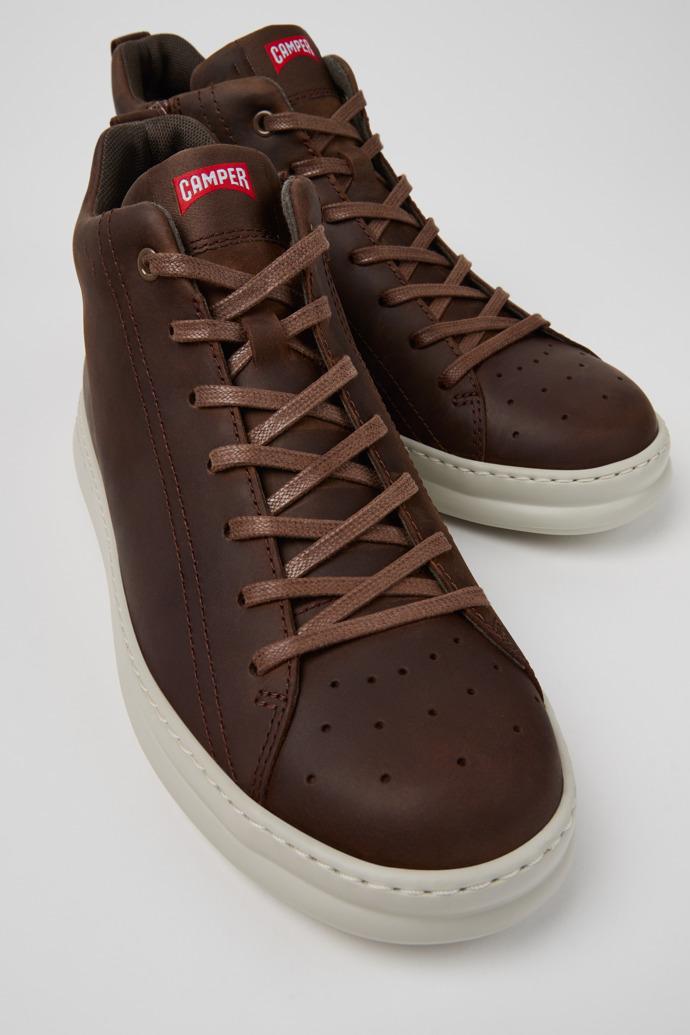 Runner Brown Nubuck Ankle Boots for Men. by CAMPER