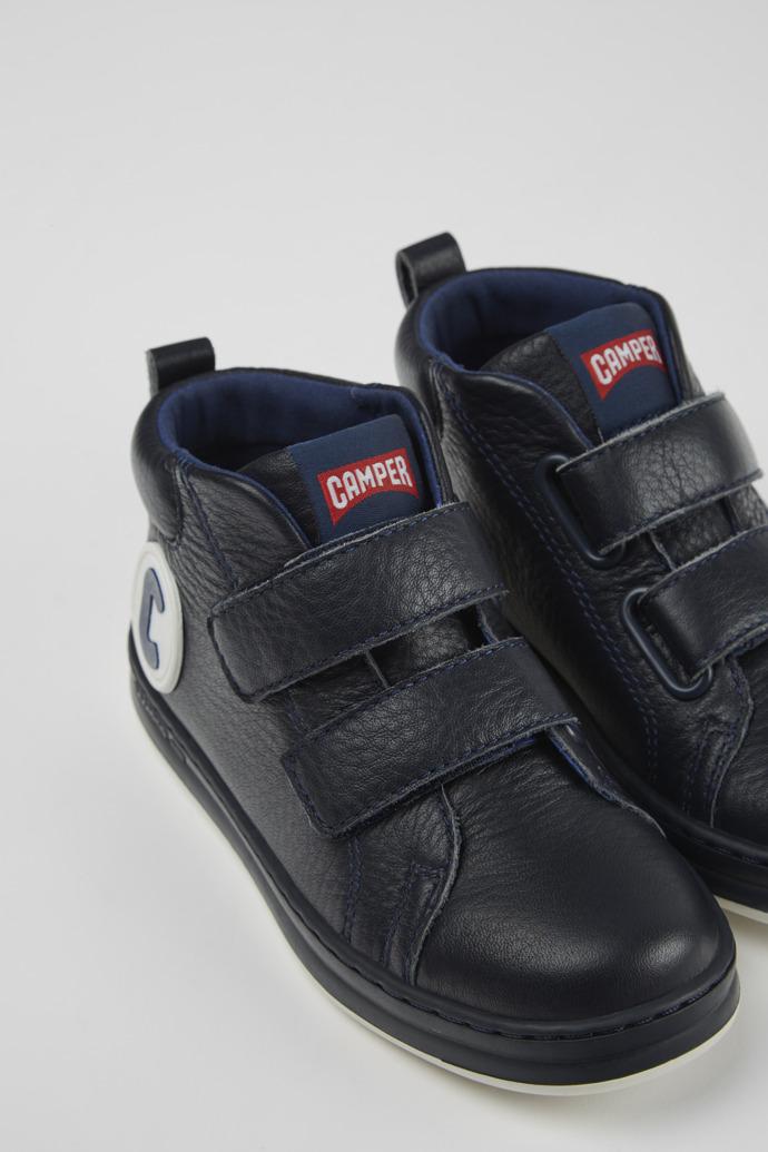 Runner Dark blue leather sneakers by CAMPER