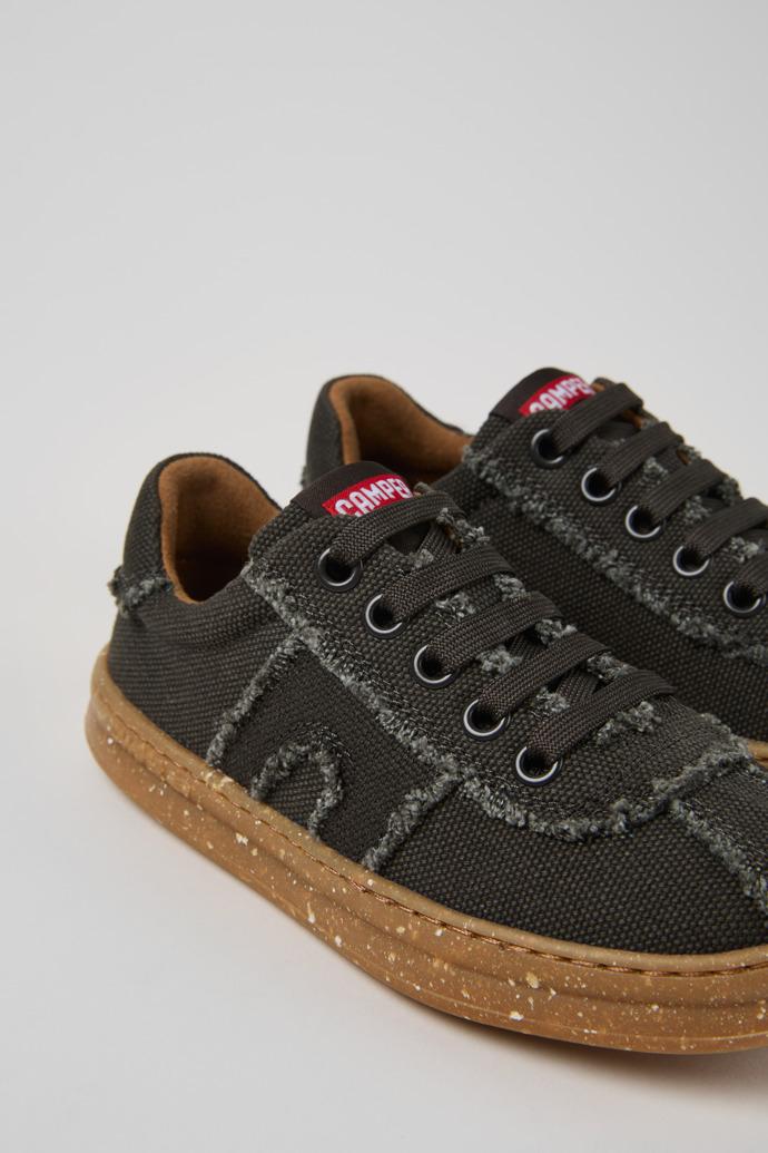 Runner Gray Recycled Cotton Sneakers for Kids. by CAMPER