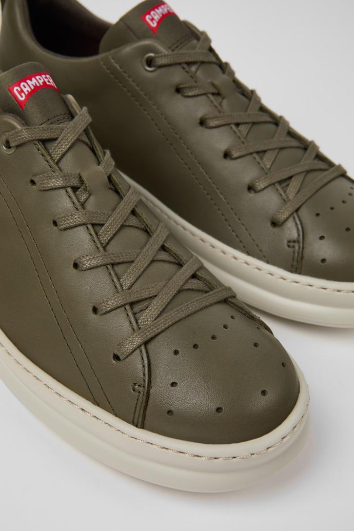 Runner Green Leather Sneakers for Men. by CAMPER