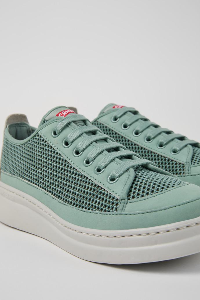 Runner Green TENCEL® Lyocell and Leather Women's Sneakers. by CAMPER