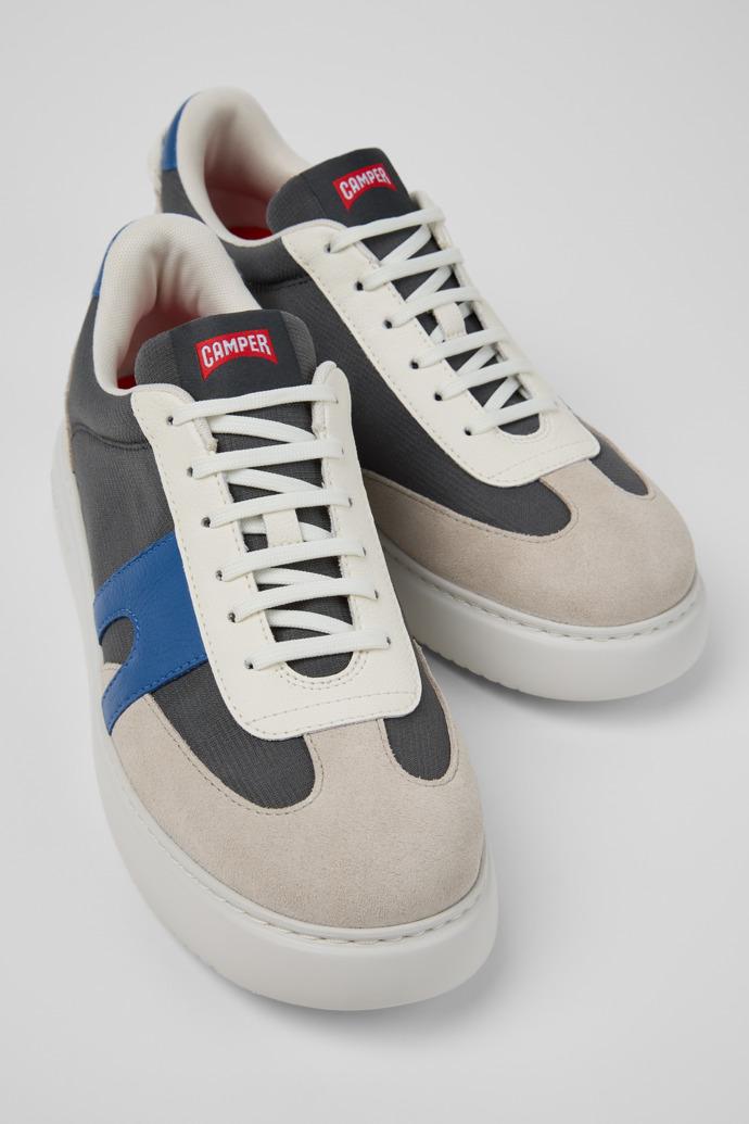 Runner K21 Multicolor Textile and Nubuck Sneakers for Men. by CAMPER