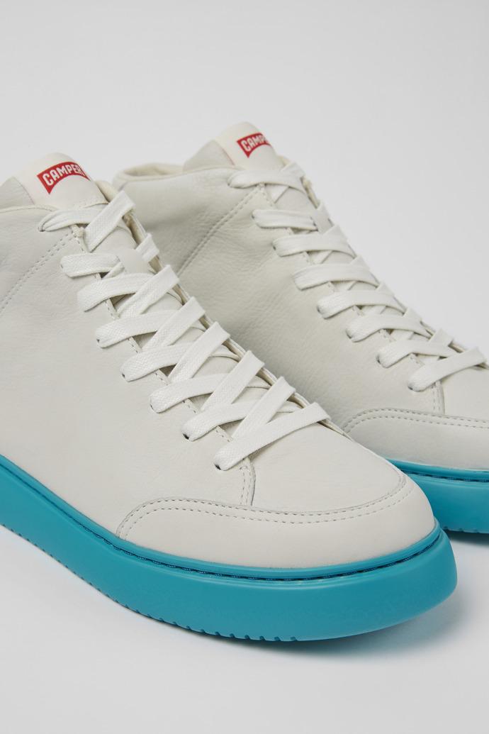 Runner K21 White non-dyed leather sneakers for men by CAMPER
