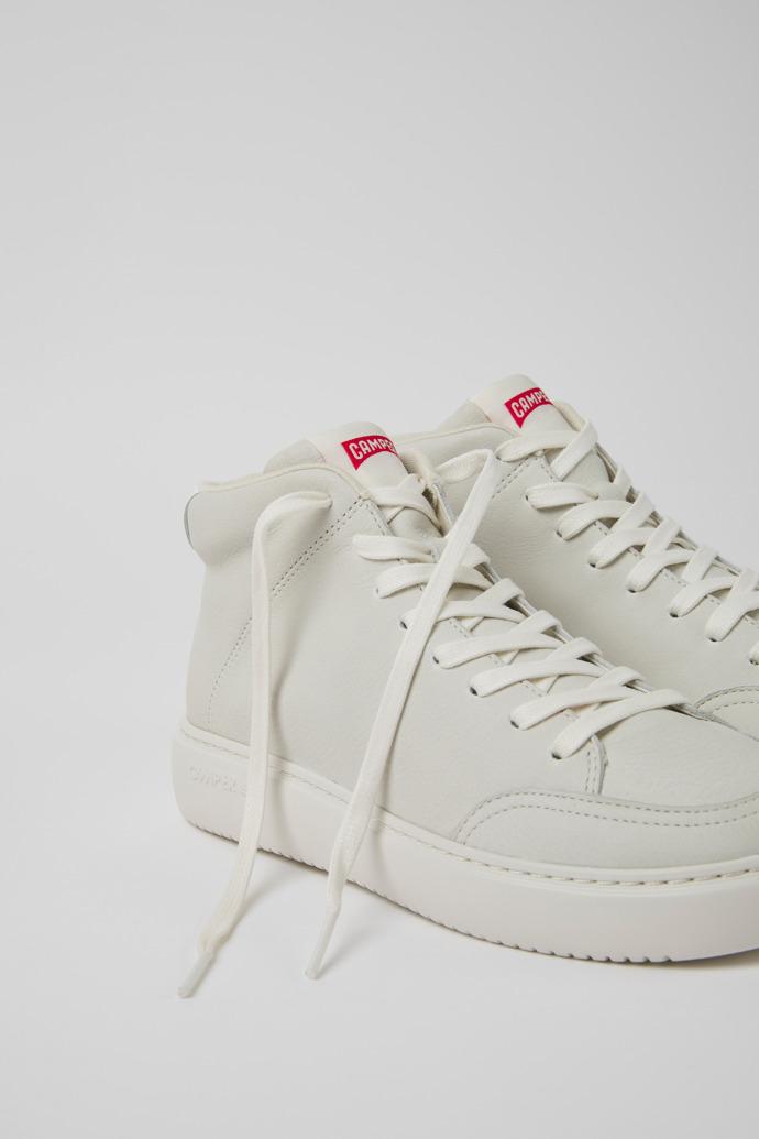 Runner K21 White non-dyed leather sneakers for women by CAMPER