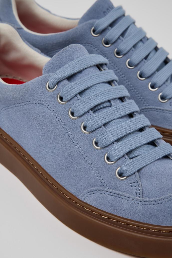 Runner Twentyfive Blue Suede Sneakers for Women. by CAMPER