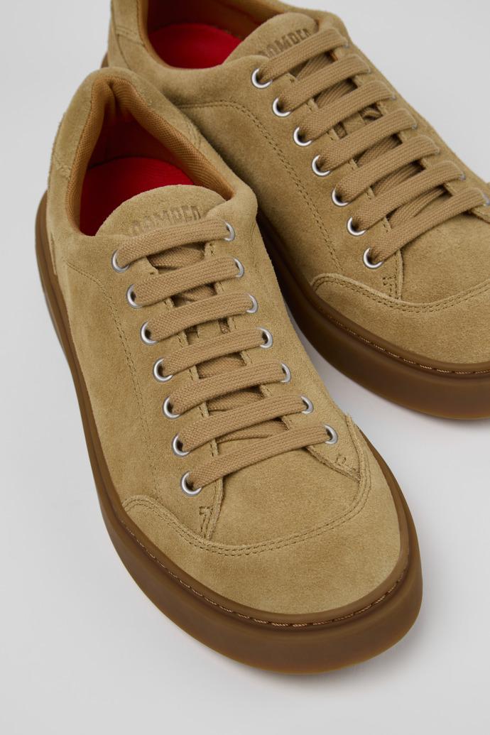 Runner Twentyfive Brown Suede Leather Sneakers for Men. by CAMPER