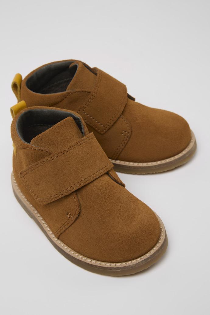 Savina Brown nubuck boots by CAMPER