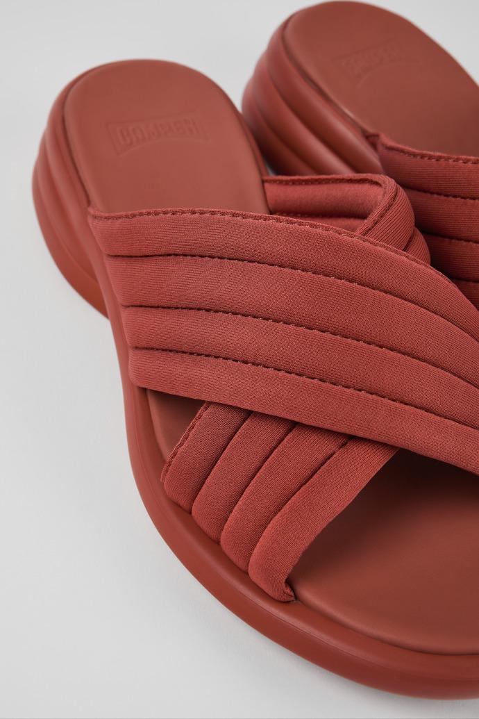 Spiro Red Textile Cross-strap Sandal for Women by CAMPER