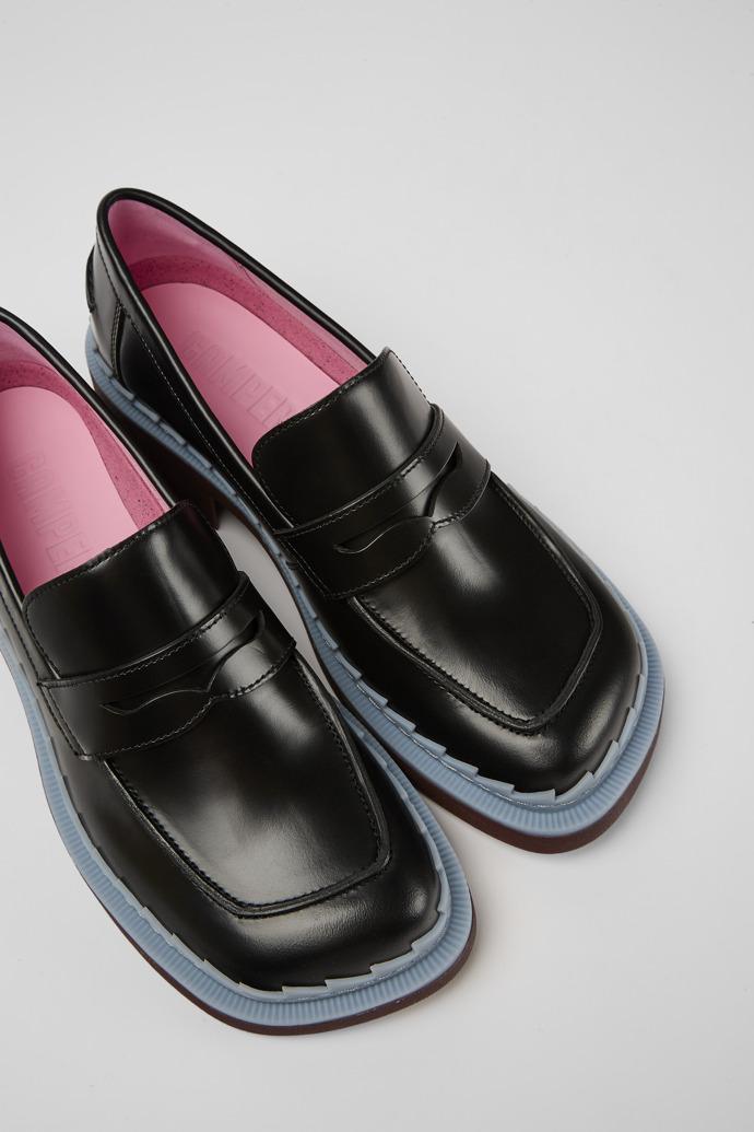 Taylor Black leather women's heels by CAMPER