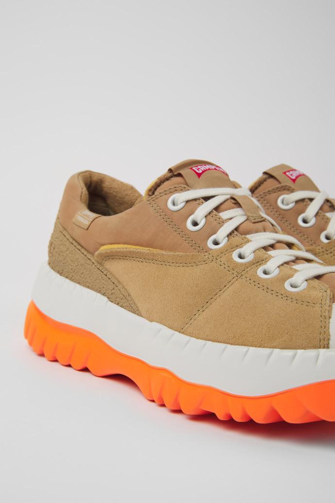 Teix Beige and white recycled textile shoes for women by CAMPER