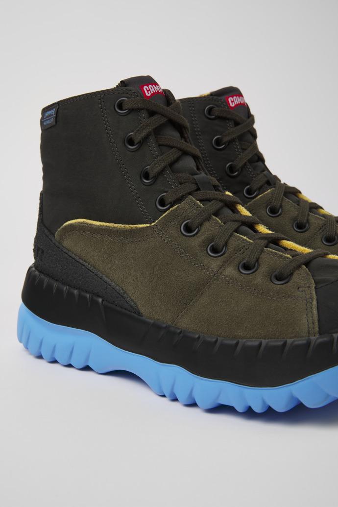 Teix Gray and green ankle boots for women by CAMPER