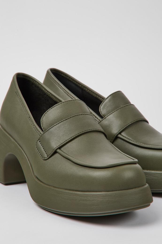 Thelma Green leather shoes for women by CAMPER