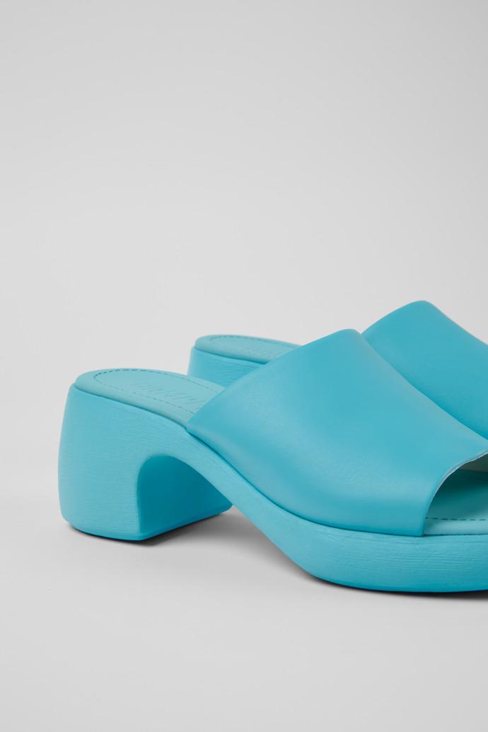 Thelma Sandal Blue Leather Sandals for Women. by CAMPER