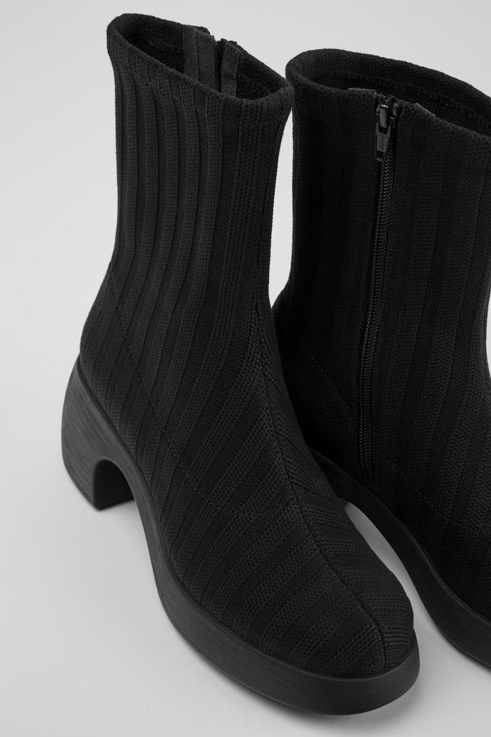 Thelma TENCEL® Black TENCEL® Lyocell boots for women by CAMPER