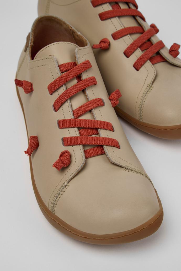 Twins Beige Nubuck Shoes for Men. by CAMPER