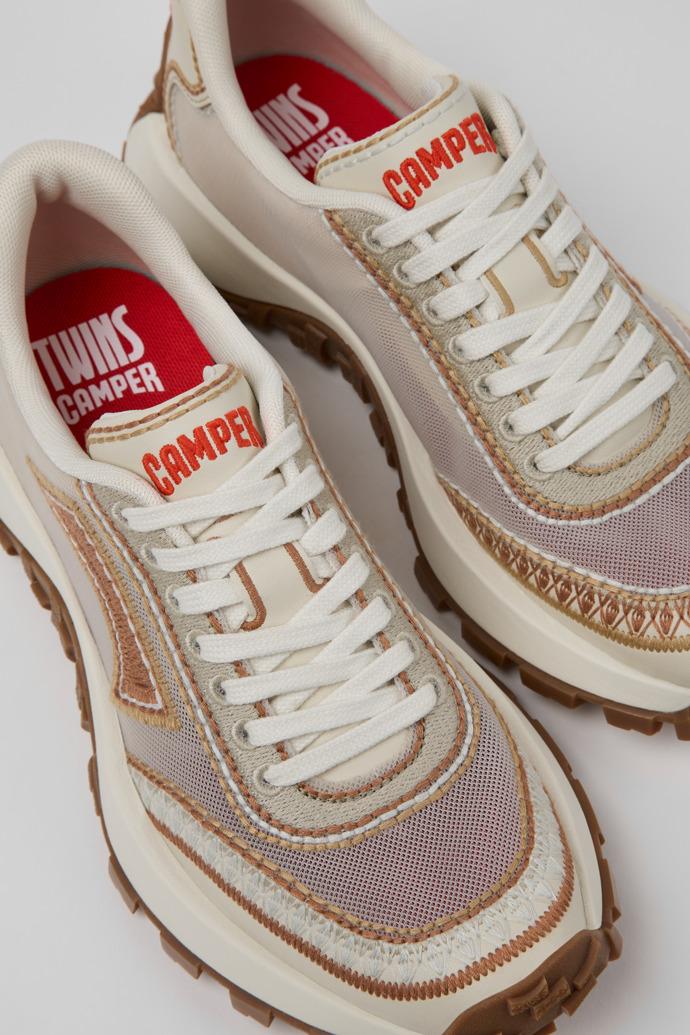 Twins Beige and Brown Textile Sneakers for Women. by CAMPER
