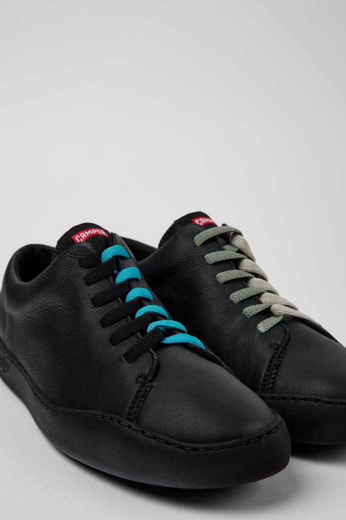 Twins Black Leather Sneakers for Men. by CAMPER