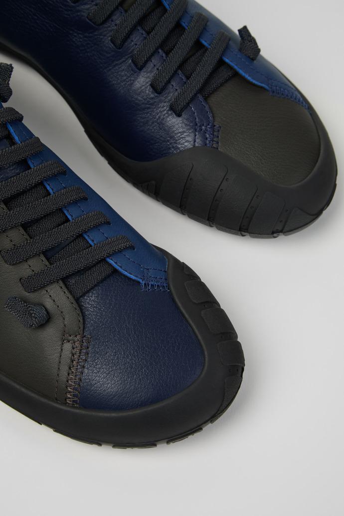Twins Blue Leather Shoes for Men. by CAMPER