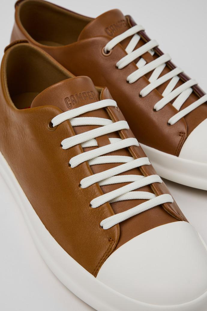 Twins Brown Leather Shoes for Men. by CAMPER