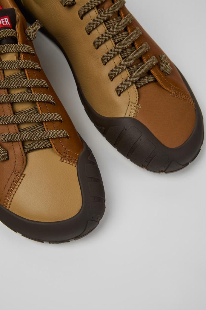 Twins Brown Leather Shoes for Men. by CAMPER