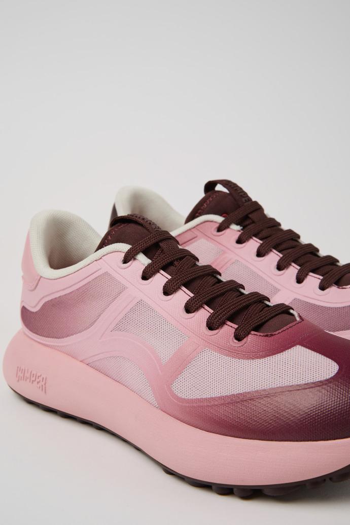 Twins Burgundy Women's Sneakers with Simplified Stitch-Free Technology. by CAMPER