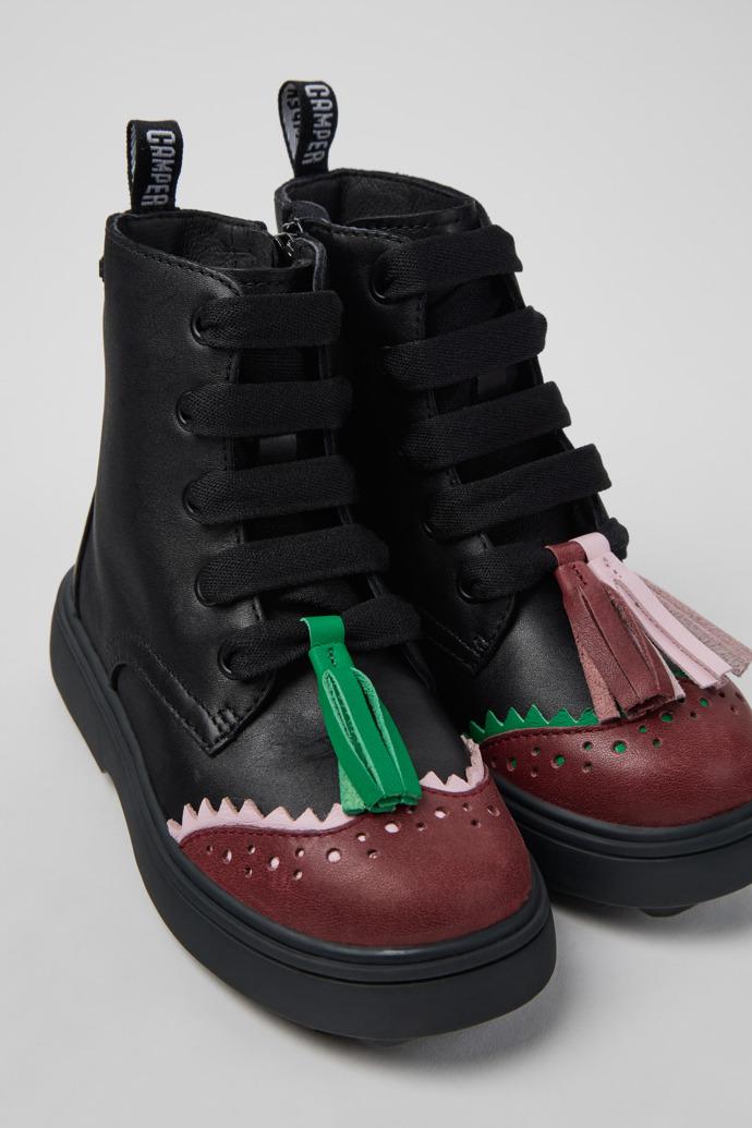 Twins Multicolor Leather Ankle Boots for Children. by CAMPER
