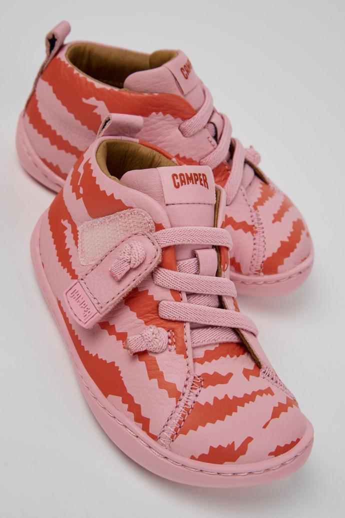 Twins Multicolor Leather Ankle Boots for Kids. by CAMPER