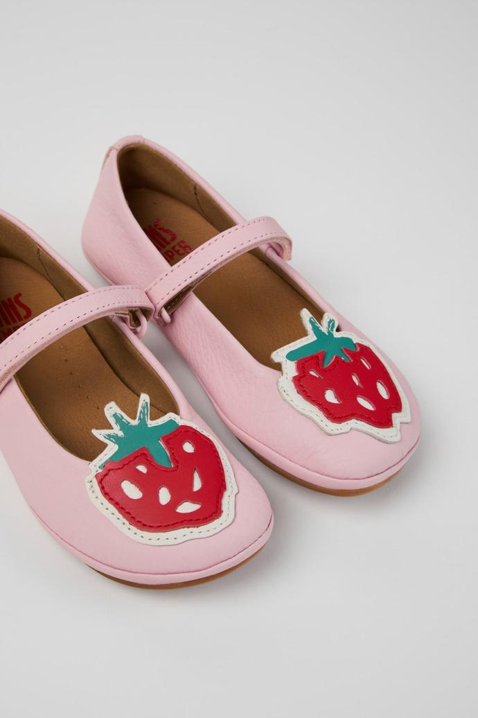 Twins Multicolor Leather Ballerinas for kids. by CAMPER