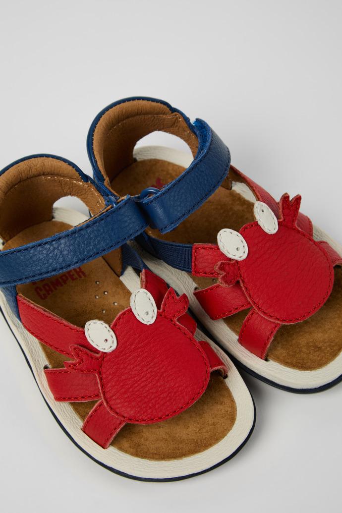 Twins Multicolor Leather Sandals for kids. by CAMPER
