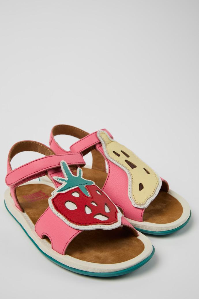 Twins Multicolor Leather Sandals for kids. by CAMPER