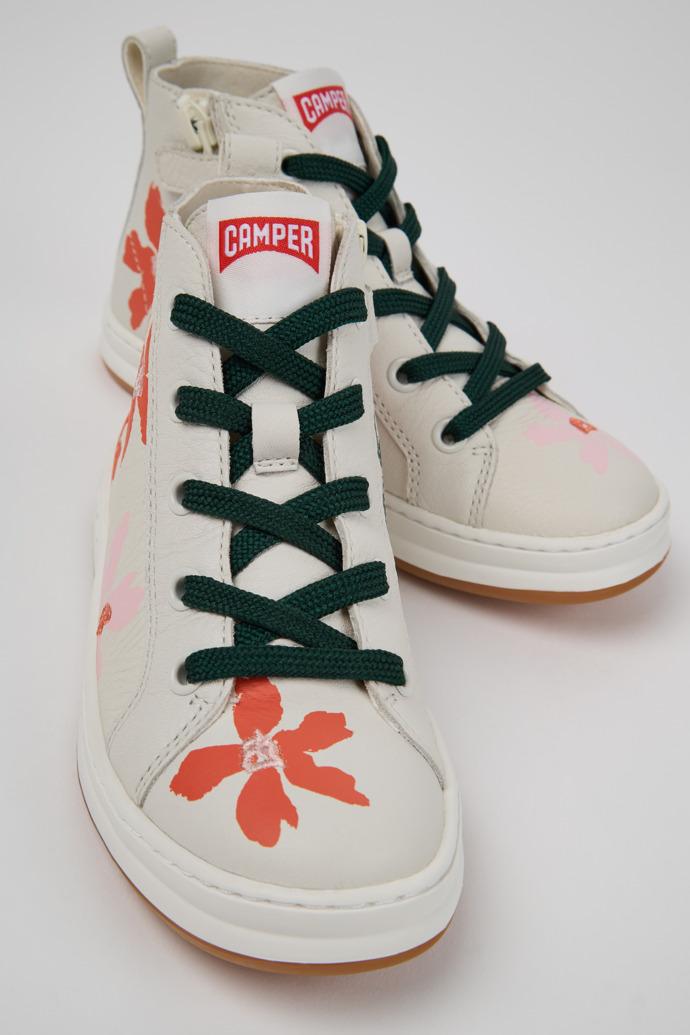 Twins Multicolor Leather Sneaker Booties for Kids. by CAMPER