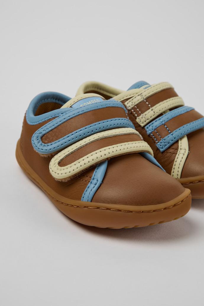 Twins Multicolor Leather Sneakers for Children. by CAMPER