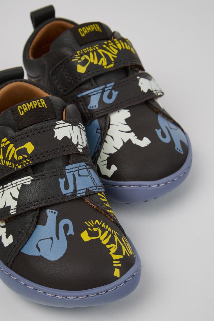 Twins Multicolor Leather Sneakers for Kids. by CAMPER