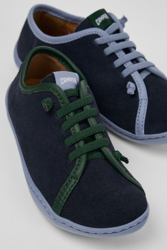 Twins Multicolor Nubuck and Leather Shoes for Children. by CAMPER