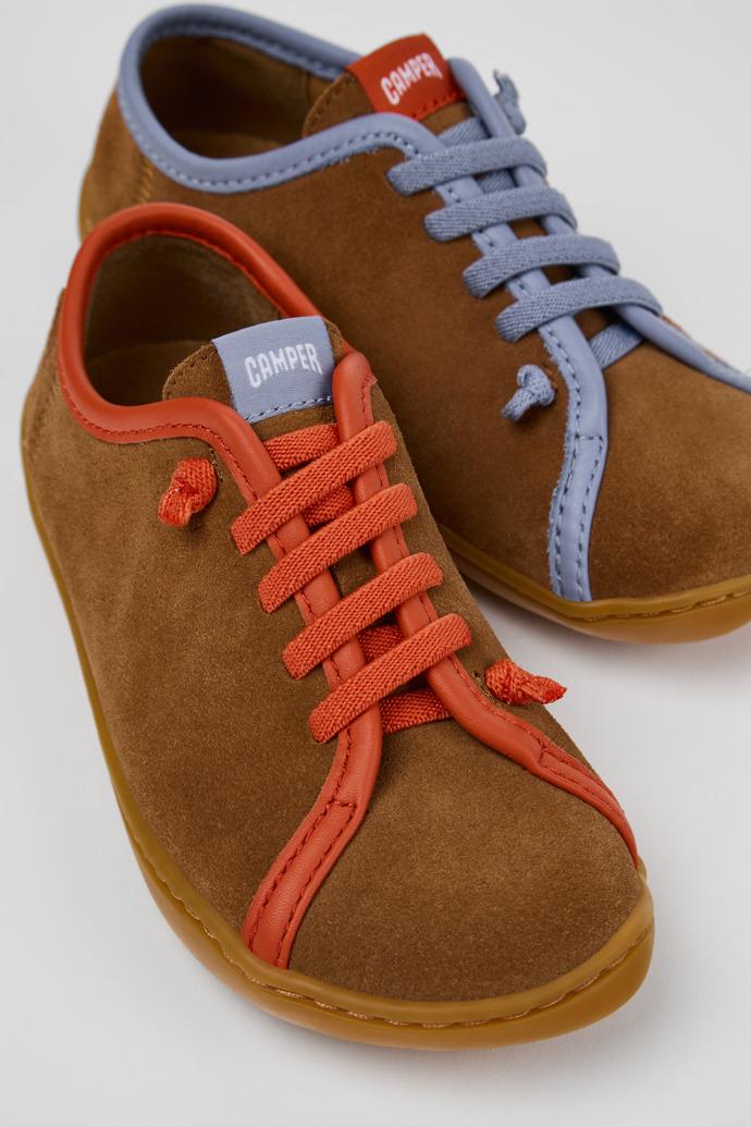 Twins Multicolor Nubuck and Leather Shoes for Kids. by CAMPER