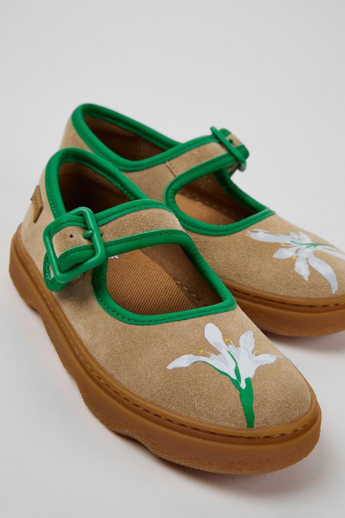 Twins Multicolor Suede and Leather Shoes for Children. by CAMPER