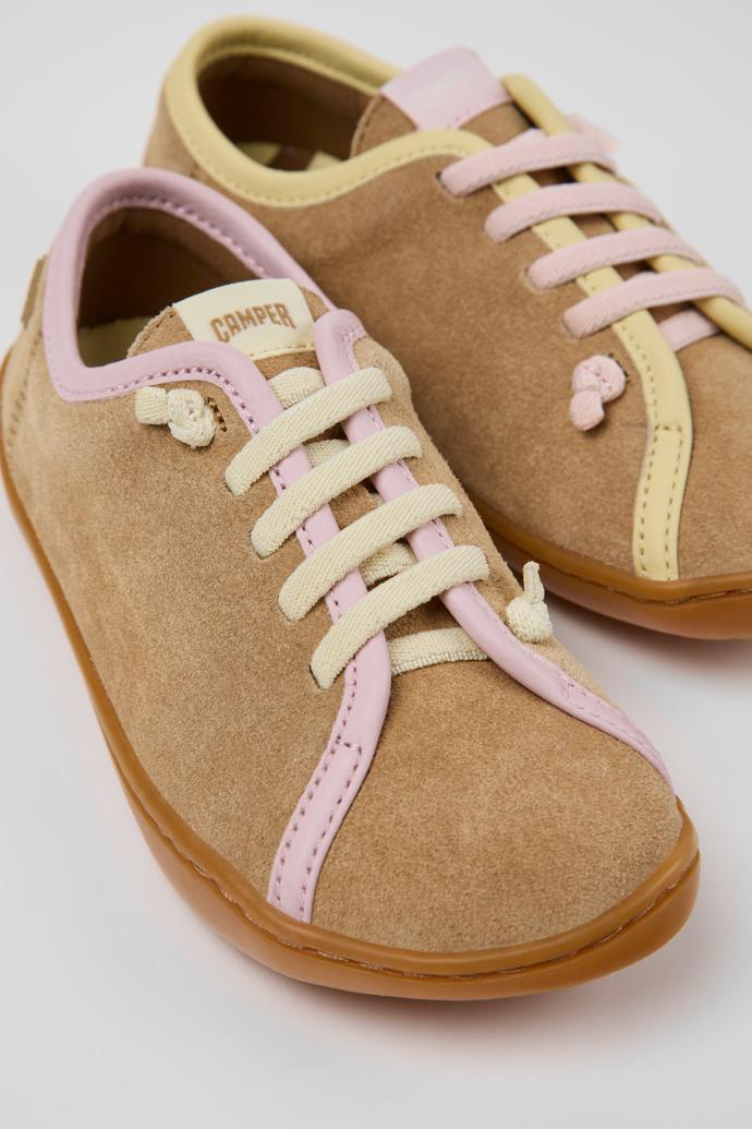 Twins Multicolor Suede and Leather Shoes for kids. by CAMPER