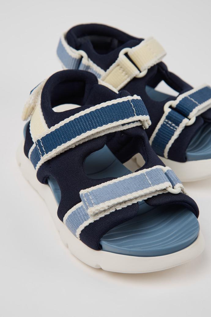 Twins Multicolor Textile and Leather Sandals for kids. by CAMPER