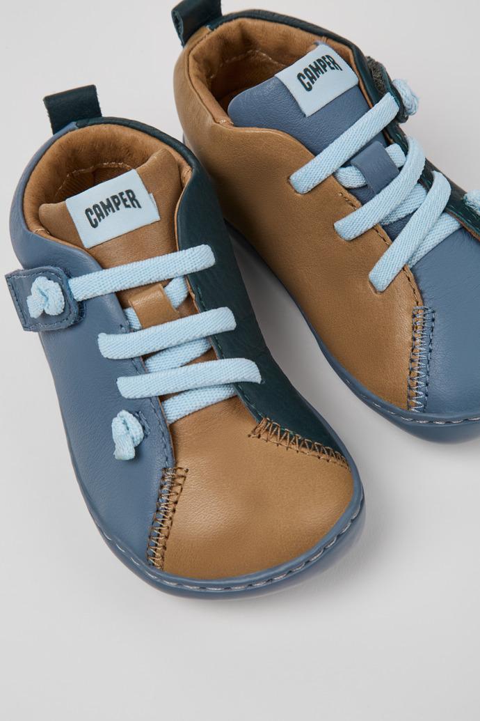Twins Multicolor leather shoes for kids by CAMPER