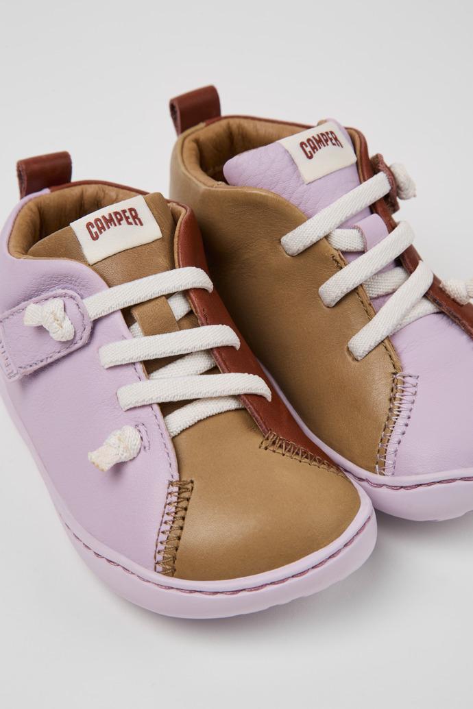 Twins Multicolor leather shoes for kids by CAMPER