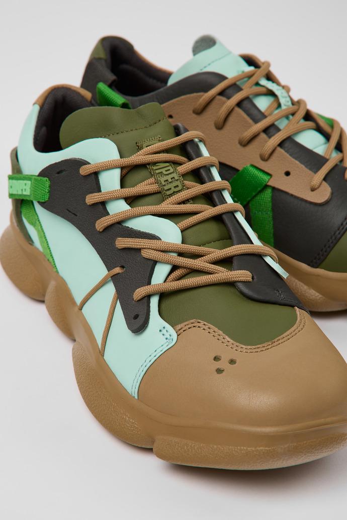 Twins Multicolored Leather/Textile Sneaker for Women by CAMPER