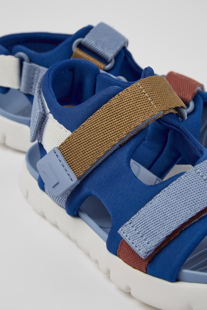 Twins Multicolored Textile 2-Strap Sandal by CAMPER